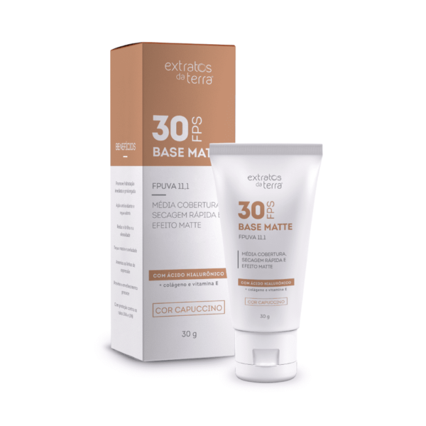 4956-1 Base matte fps 30 capuccino 30g - Imagem 1